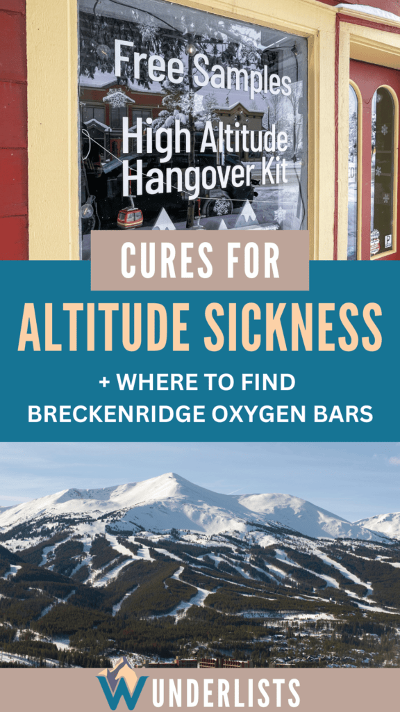 Cures for altitude sickness and breckenridge oxygen bars pin for pinterest