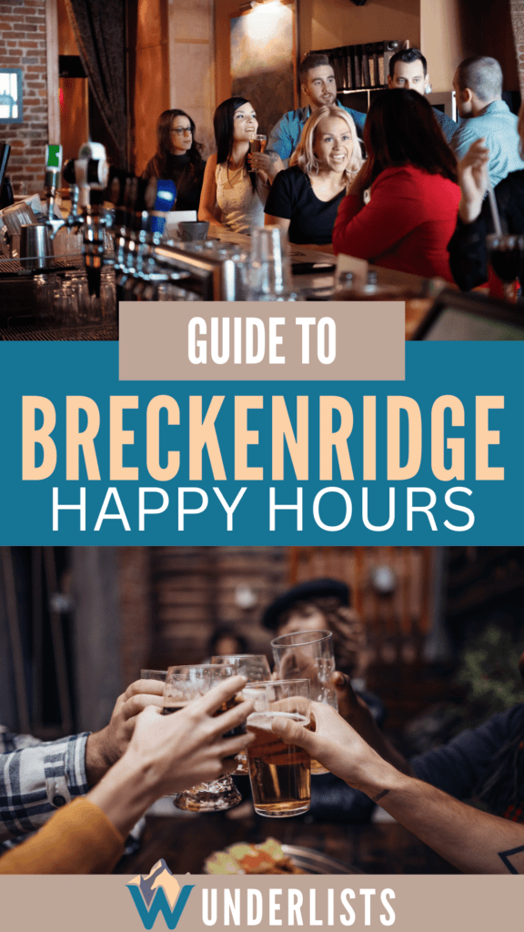 Breckenridge Happy Hours pin for pinterest. 
