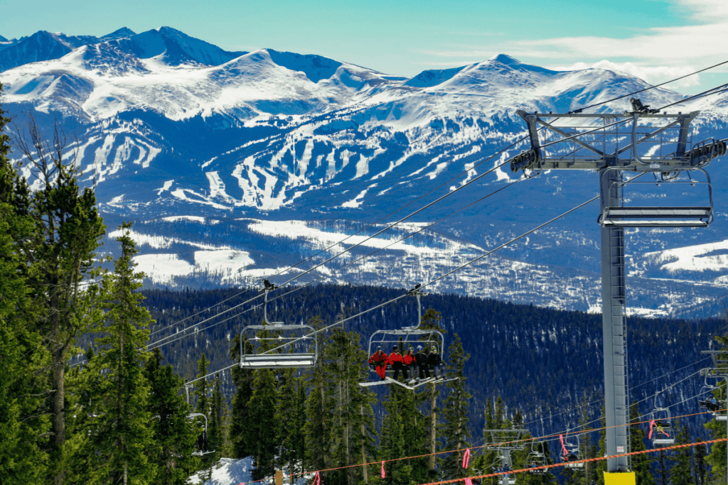 Keystone Ski Resort ski lift. 